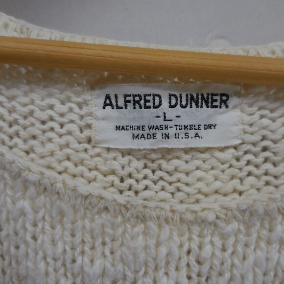 Vintage Alfred Dunner Womens Sweater Vest Size Large 80s 90s Hearts Valentines - Picture 4 of 4